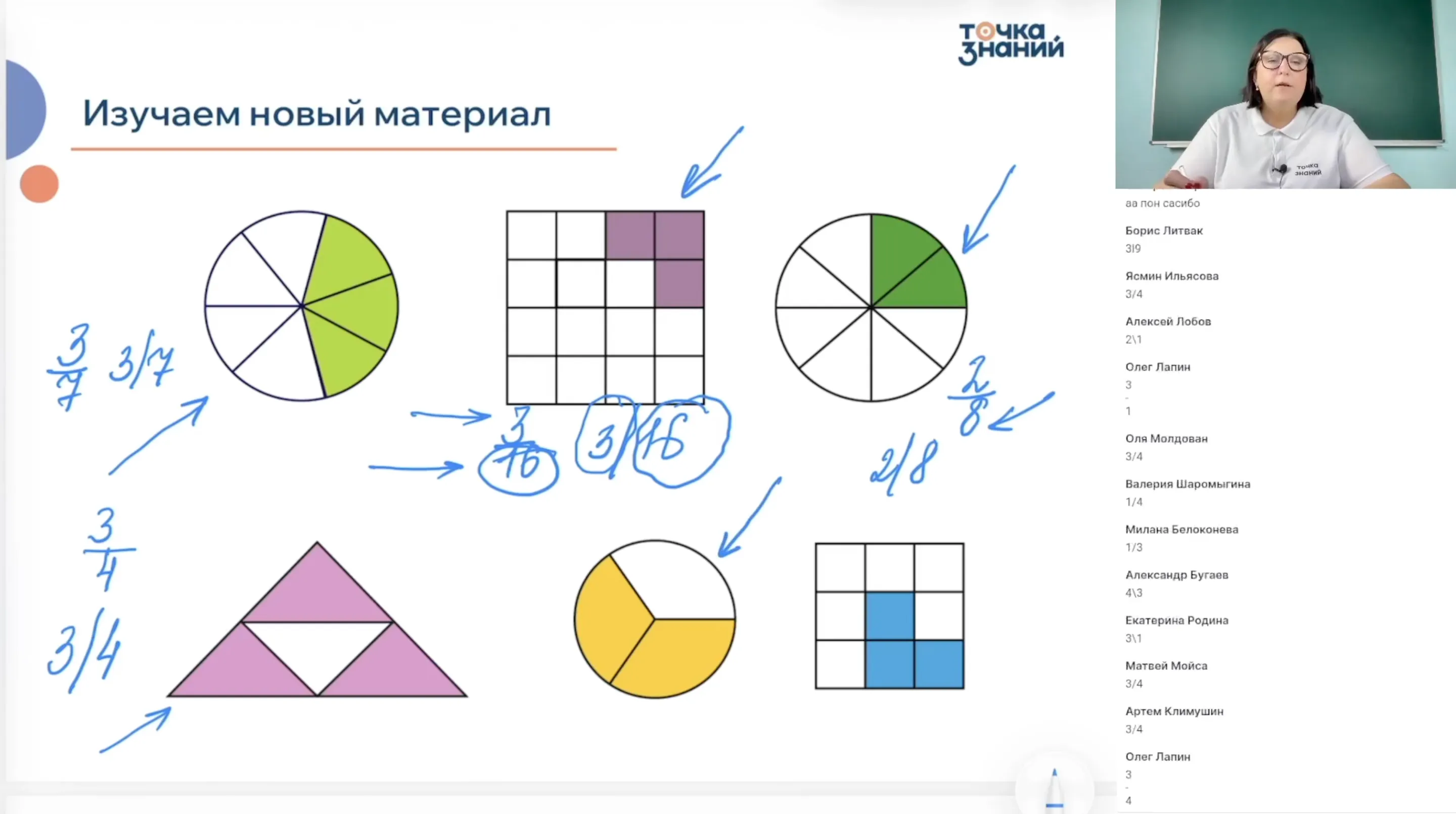 Нахождение нескольких долей целого. Решение задач