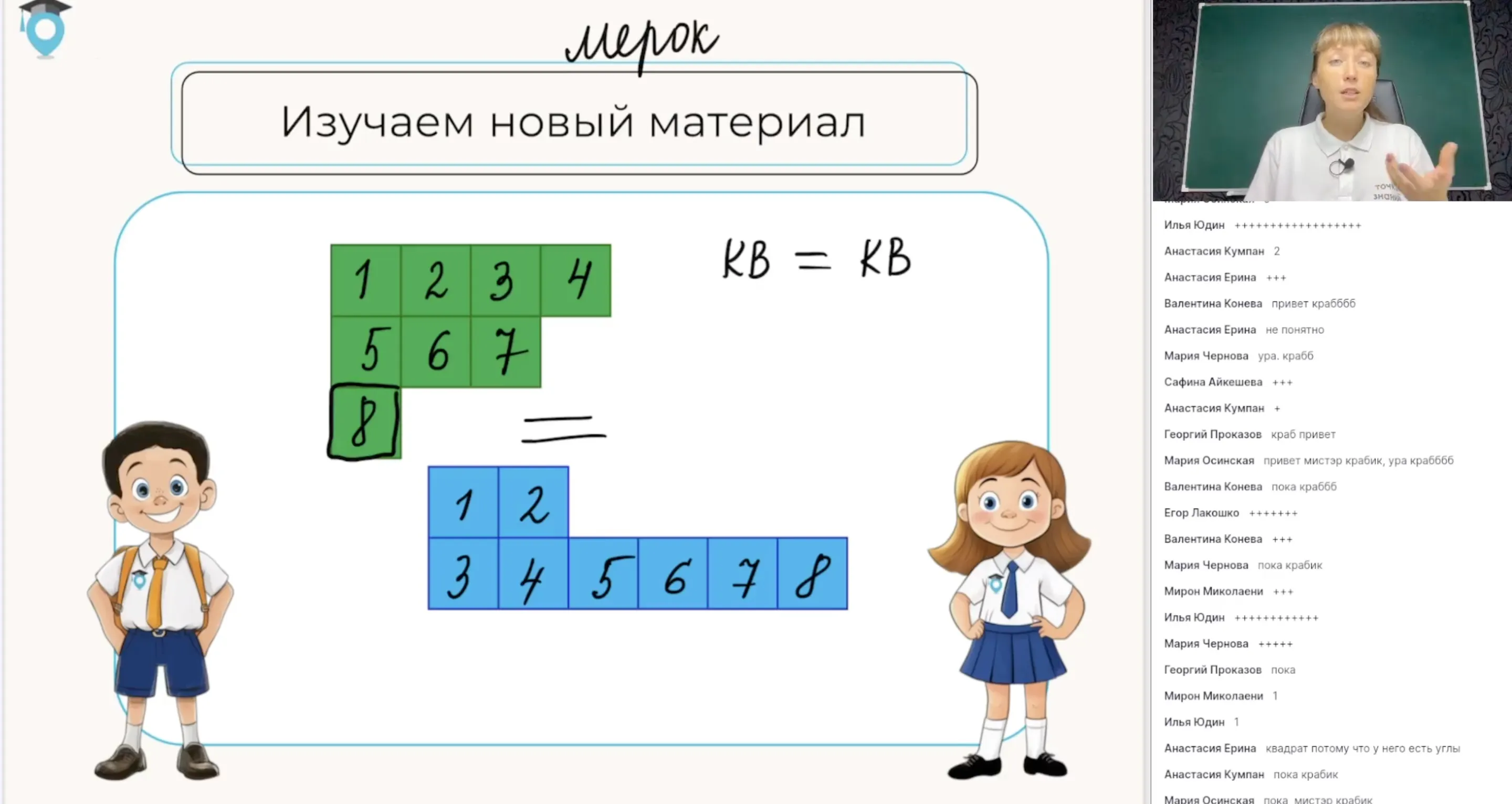 Площадь. Сравнение площадей фигур